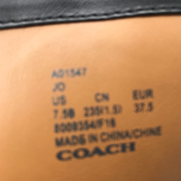 Coach Jo Knee High Leather Boot - Picture 8 of 8